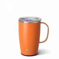 Orange & Purple Coloured 18oz Travel Mug By SWIG